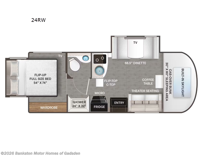 New 2027 Thor Motor Coach Delano Sprinter 24RW available in Attalla, Alabama