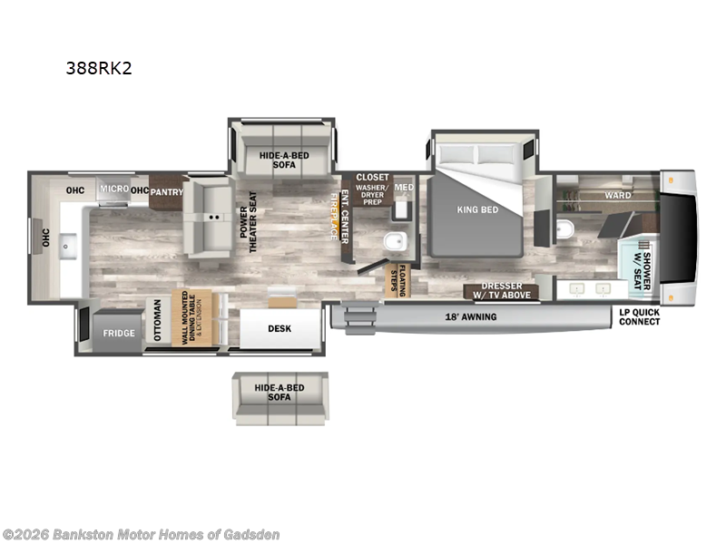 Used 2024 Forest River Cedar Creek 388RK2 available in Attalla, Alabama