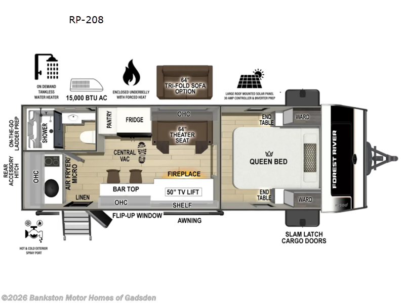 New 2027 Forest River  R Pod RP-208 available in Attalla, Alabama