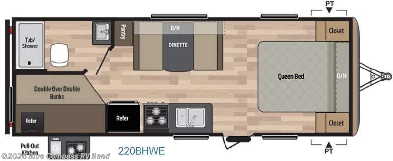 Used 2017  Keystone Springdale 220BHWE by Keystone from Blue Compass RV Bend in Bend, OR