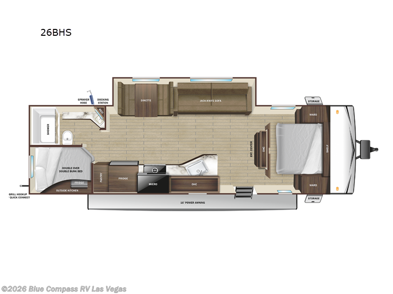 Used 2025 Highland Ridge Open Range Conventional 26BHS available in Las Vegas, Nevada