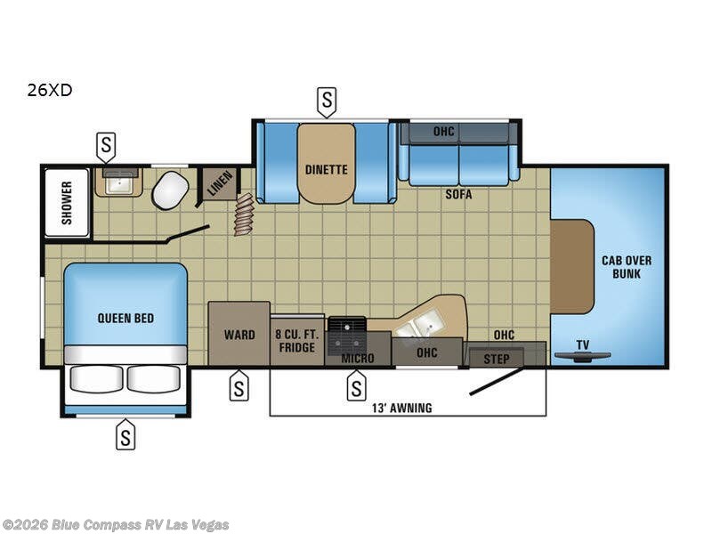 Used 2017  Jayco Redhawk 26XD by Jayco from Blue Compass RV Las Vegas in Las Vegas, NV