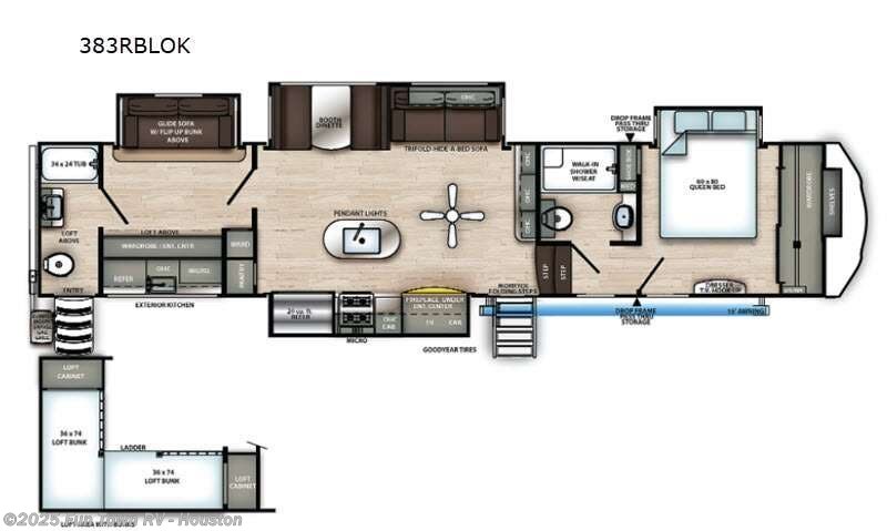 Used 2021 Forest River Sandpiper 383RBLOK available in Wharton, Texas
