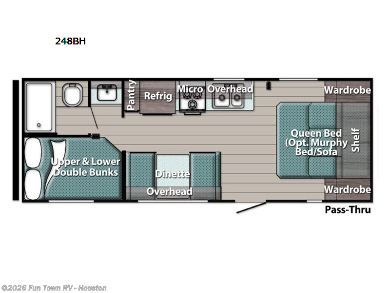 Used 2023 Gulf Stream Kingsport Ultra Lite 248BH available in Wharton, Texas