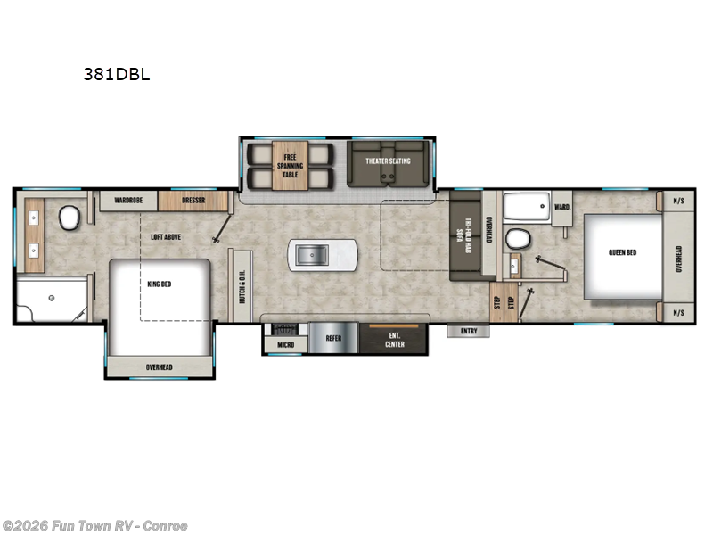 New 2026 Coachmen Chaparral 381DBL available in Conroe, Texas