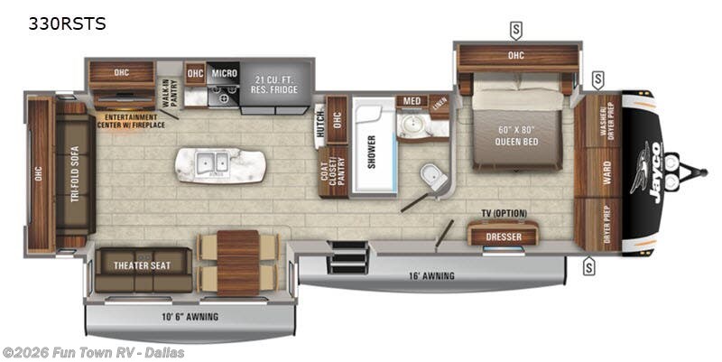 Used 2021 Jayco Eagle 330RSTS available in Rockwall, Texas