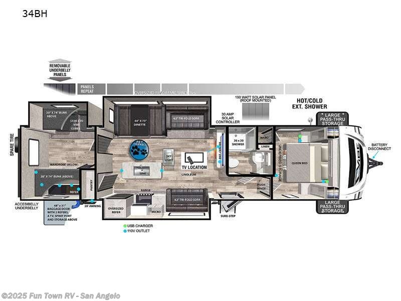 Used 2022 Forest River Vibe 34BH available in San Angelo, Texas