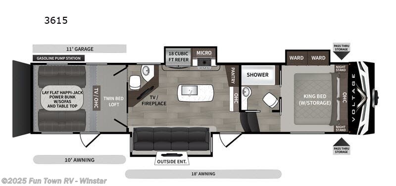 Used 2020 Dutchmen Voltage V3615 available in Thackerville, Oklahoma