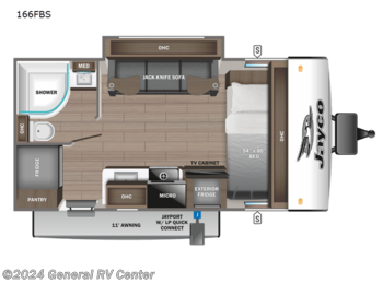 New 2024 Jayco Jay Feather Micro 166FBS available in Clarkston, Michigan