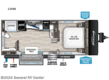 New 2023 Grand Design Imagine XLS 22RBE available in Draper, Utah