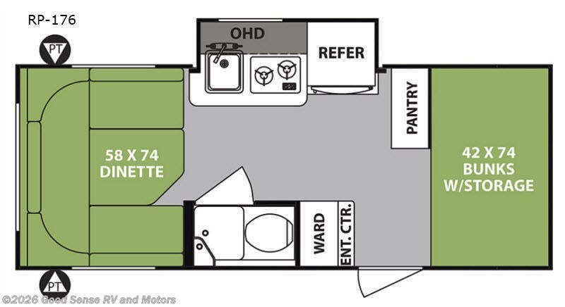 Used 2018  Forest River  R Pod RP-176 by Forest River from Good Sense RV and Motors in Albuquerque, NM