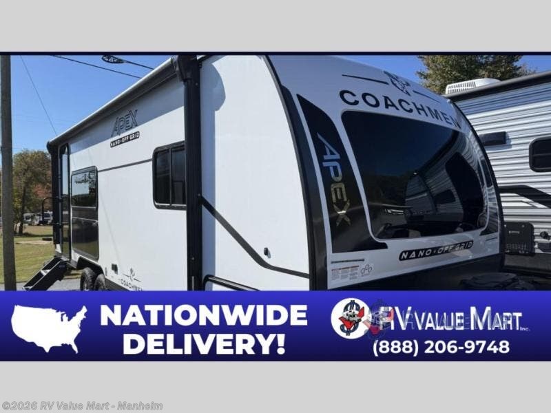 New 2026 Coachmen Apex Nano 216RKS available in Manheim, Pennsylvania