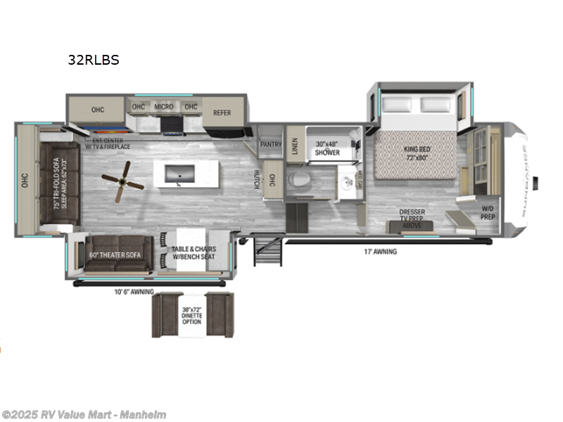 New 2026 Heartland Sundance 32RLBS available in Manheim, Pennsylvania