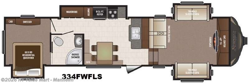 Used 2016 Keystone Sprinter 334FWFLS available in Manheim, Pennsylvania