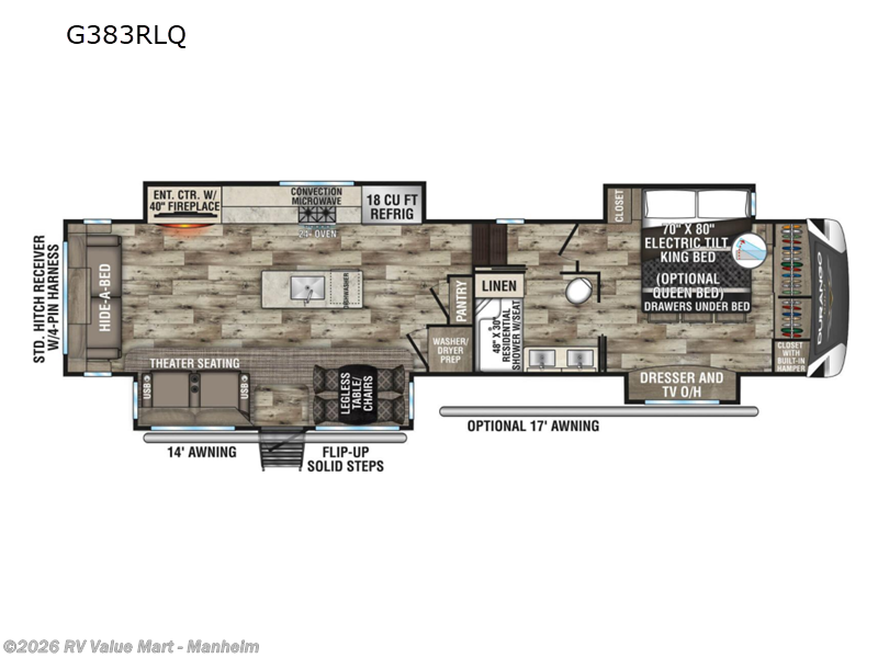 Used 2022 K-Z Durango Gold G383RLQ available in Manheim, Pennsylvania