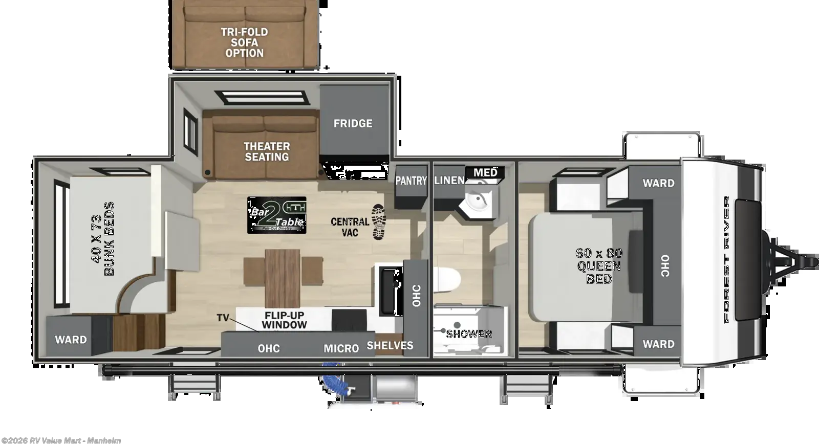 New 2027 Forest River IBEX 24BHB available in Manheim, Pennsylvania