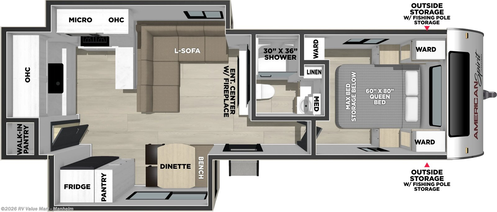 New 2027 Coachmen American Spirit 2870RK available in Manheim, Pennsylvania