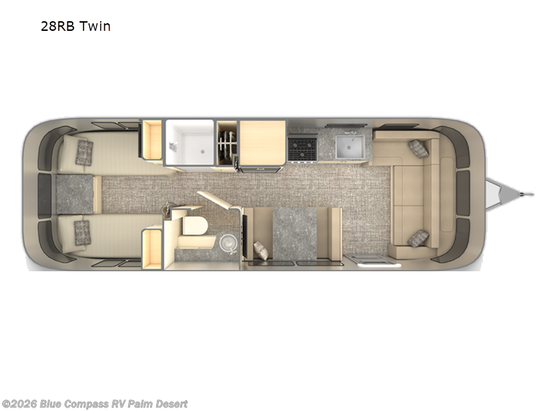 Used 2023 Airstream Flying Cloud 28RB Twin available in Palm Desert, California