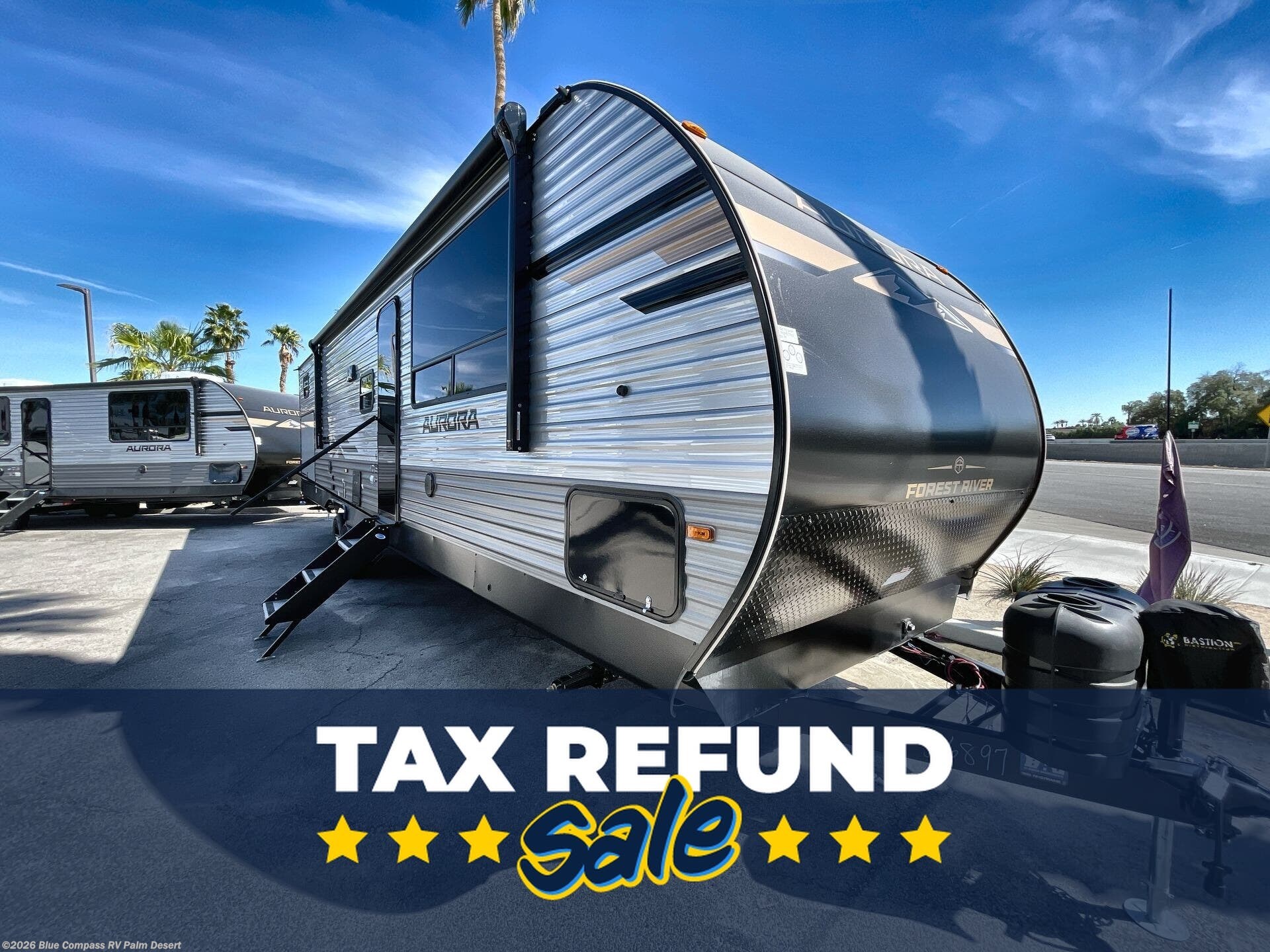 New 2026 Forest River Aurora 34BHTS available in Palm Desert, California