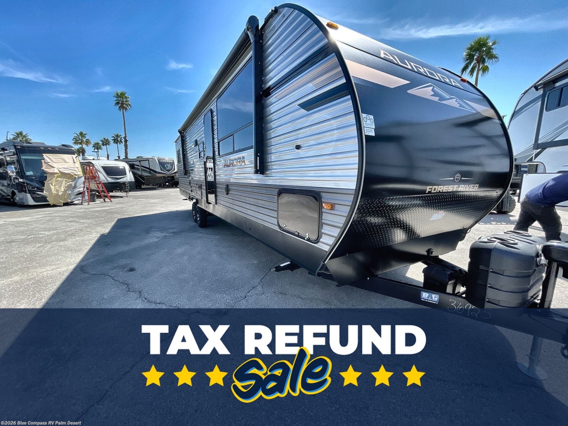 New 2026 Forest River Aurora 34BHTS (2 Queen Beds) available in Palm Desert, California