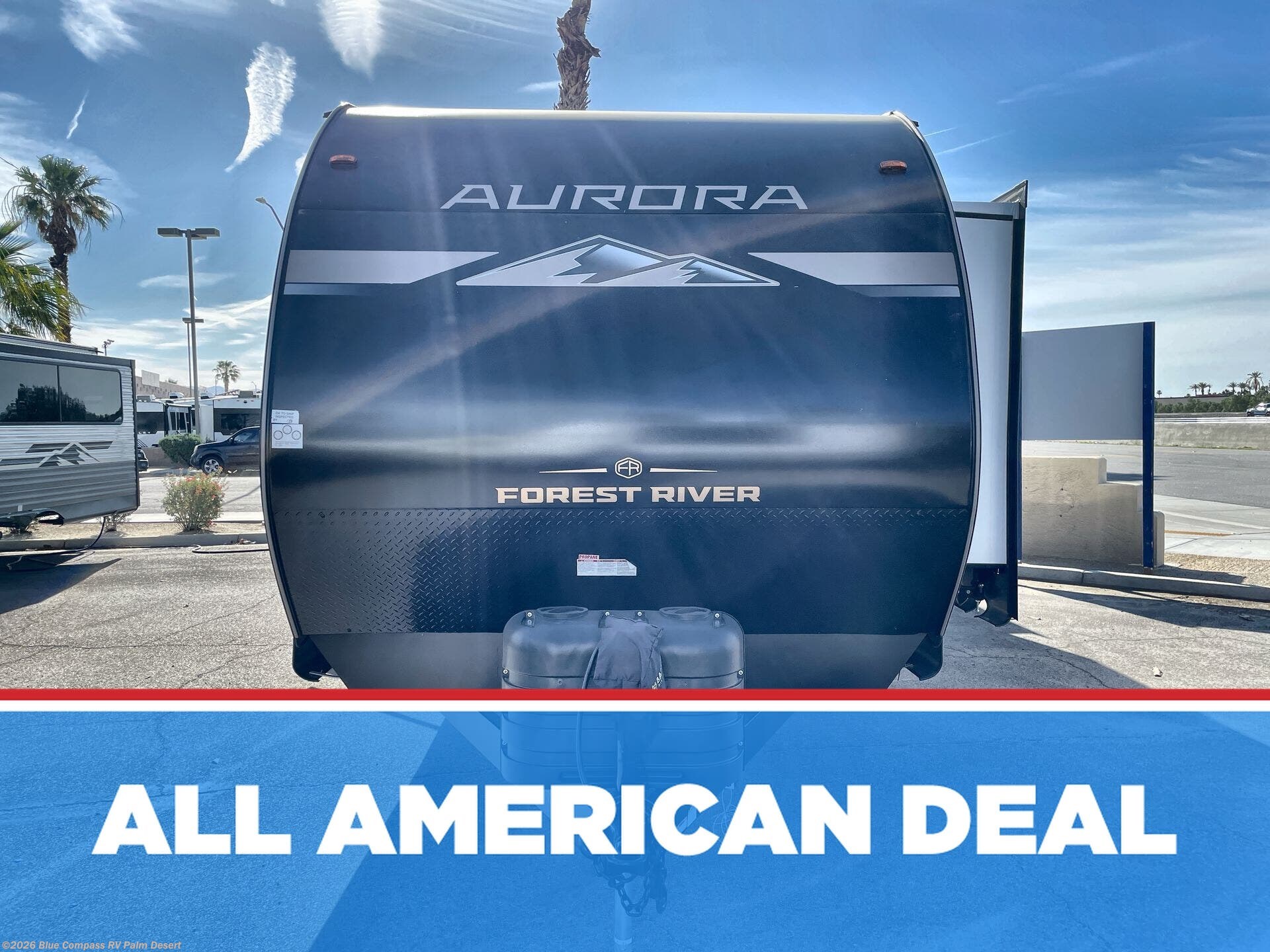 New 2026 Forest River Aurora 34BHTS (2 Queen Beds) available in Palm Desert, California