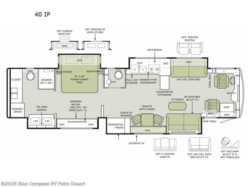 Used 2025 Tiffin Allegro Bus 40IP available in Palm Desert, California