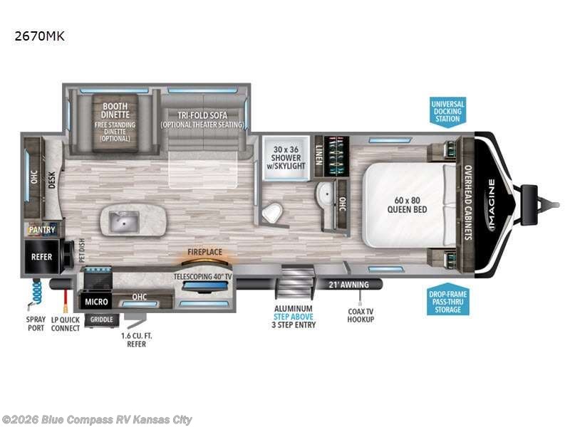 Used 2022 Grand Design Imagine 2670MK available in Grain Valley, Missouri
