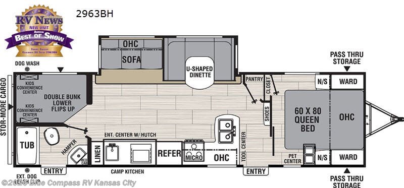 Used 2019 Coachmen Spirit Ultra Lite 2963BH available in Grain Valley, Missouri