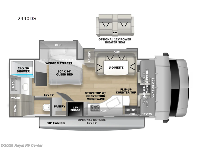 New 2026 Forest River Sunseeker 2440DS available in Middlebury, Indiana