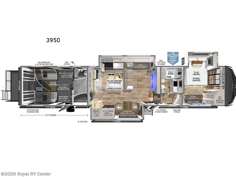 Used 2025 Brinkley RV Model G 3950 available in Middlebury, Indiana