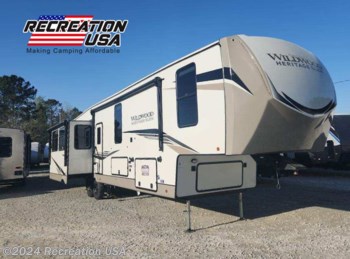 New 2023 Forest River Wildwood Heritage Glen 369BL - mid-bunkhouse 4 slide 5th wheel available in Longs - North Myrtle Beach, South Carolina