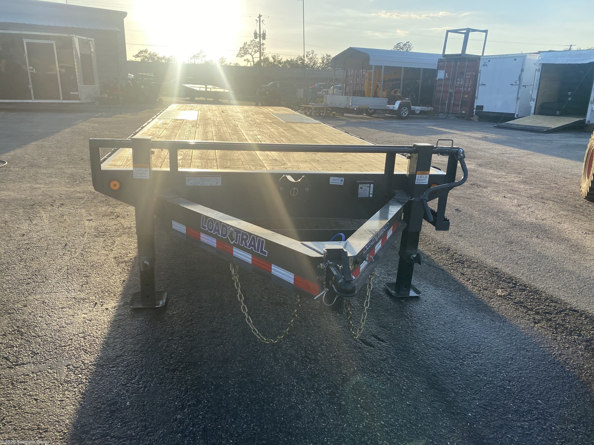8x25 Deckover/Flat Deck Trailer for sale New Load Trail 102X25 Flatbed Equipment Trailer 14K