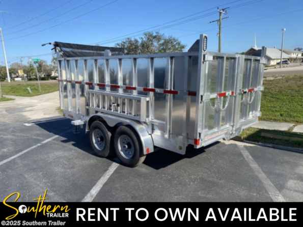 2023 High Country Trailers 7X14 Tall Side Aluminum Dump Trailer 14K LB GVWR available in Englewood, FL