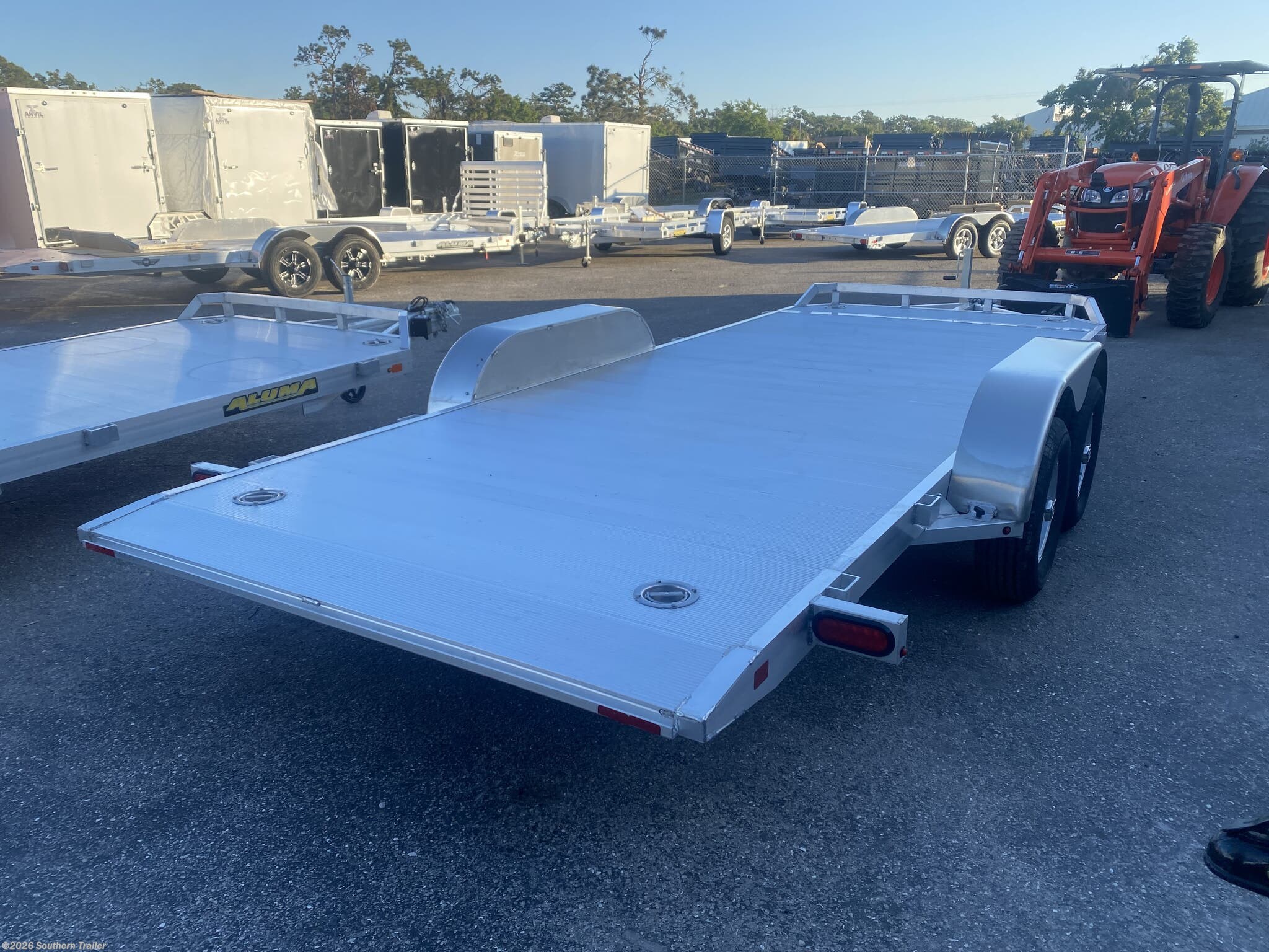 6x16 Car Hauler Trailer for sale New Aluma 8216 Tilt 16' Aluminum