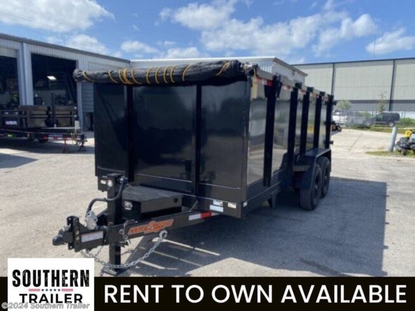 2023 Down 2 Earth 7X16X4 Tall Sided Dump Trailer 14K LB GVWR available in Englewood, FL
