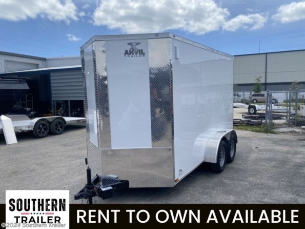 2024 Anvil 6X12 Extra Tall Enclosed Cargo Trailer 7K GVWR available in Englewood, FL