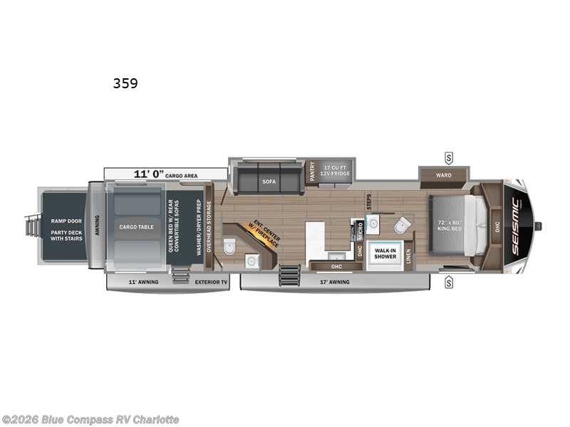 New 2026 Jayco Seismic 359 available in Concord, North Carolina