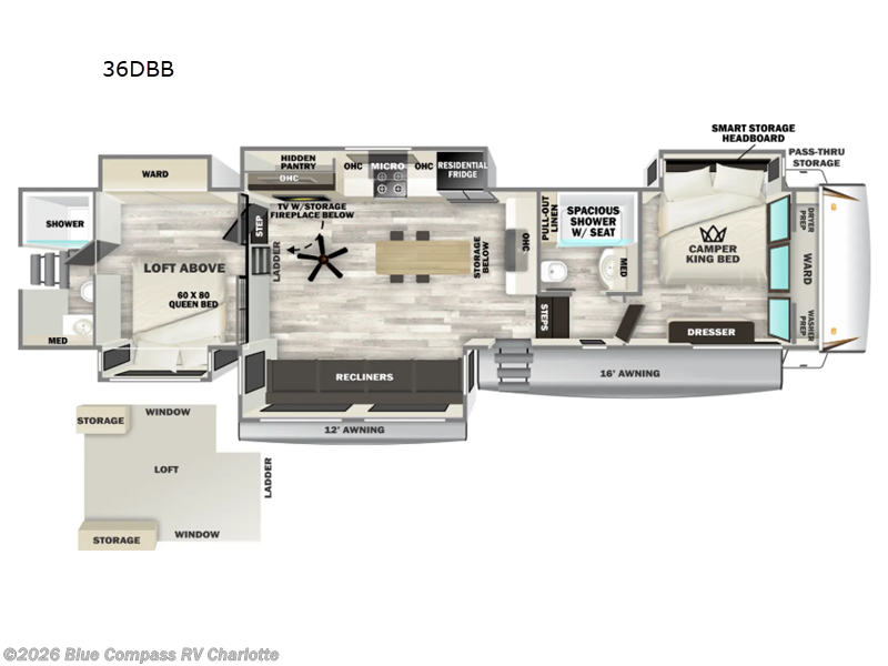 Used 2025 Forest River Sabre 36DBB available in Concord, North Carolina
