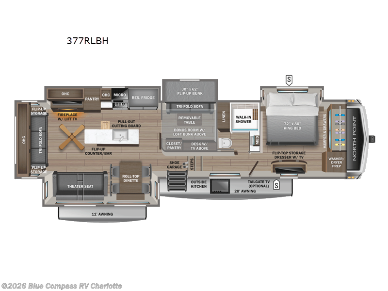 New 2026 Jayco North Point 377RLBH available in Concord, North Carolina