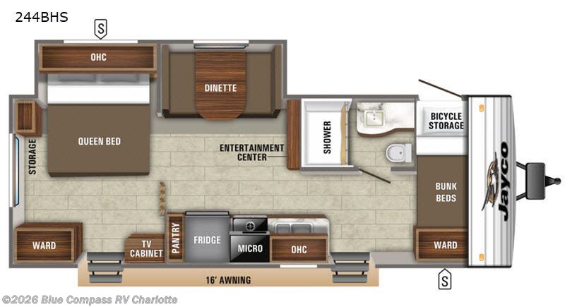 Used 2019 Jayco Jay Flight SLX 8 244BHS available in Concord, North Carolina