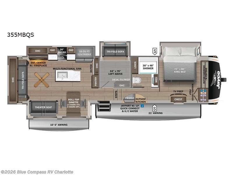 New 2026 Jayco Eagle 355MBQS available in Concord, North Carolina