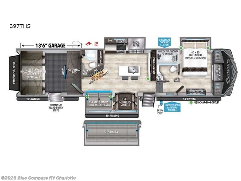 Used 2022 Grand Design Momentum 397THS available in Concord, North Carolina