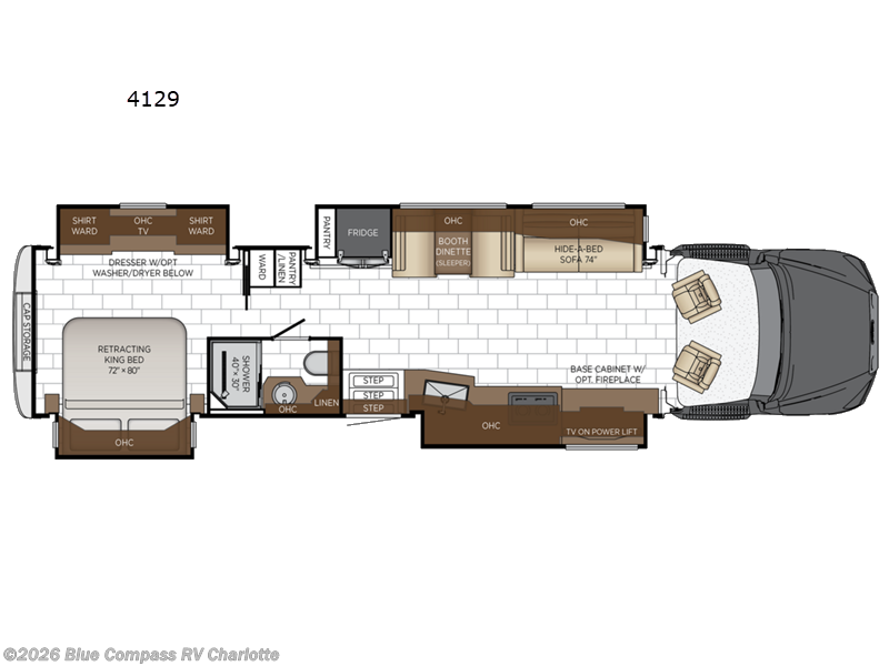 New 2026 Newmar Supreme Aire 4129 available in Concord, North Carolina