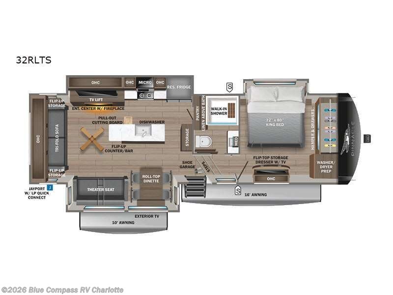 New 2026 Jayco Pinnacle 32RLTS available in Concord, North Carolina