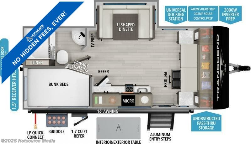 New 2025 Grand Design Transcend One 161BH available in Fargo, North Dakota
