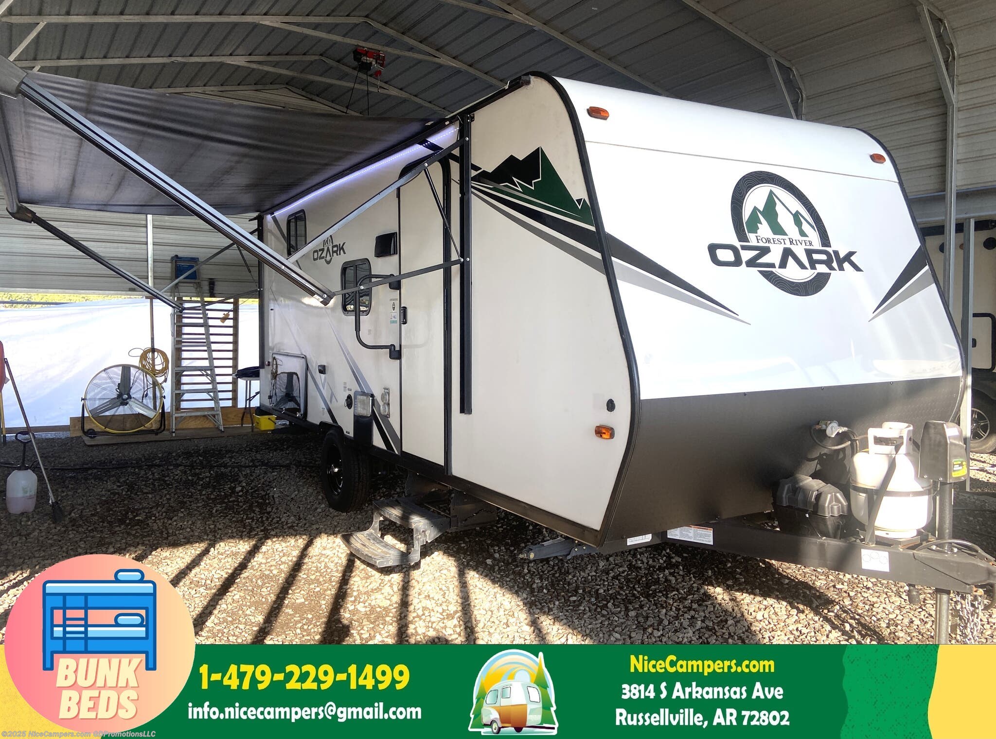 Used 2022 Forest River Ozark 1680BSK available in Russellville, Arkansas