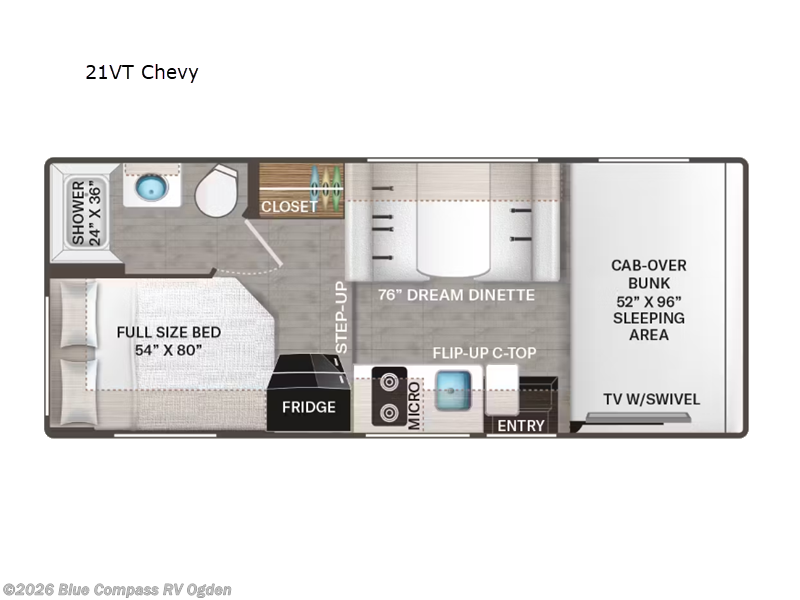 New 2026 Thor Motor Coach Geneva 21VT Chevy available in Marriott-Slaterville, Utah