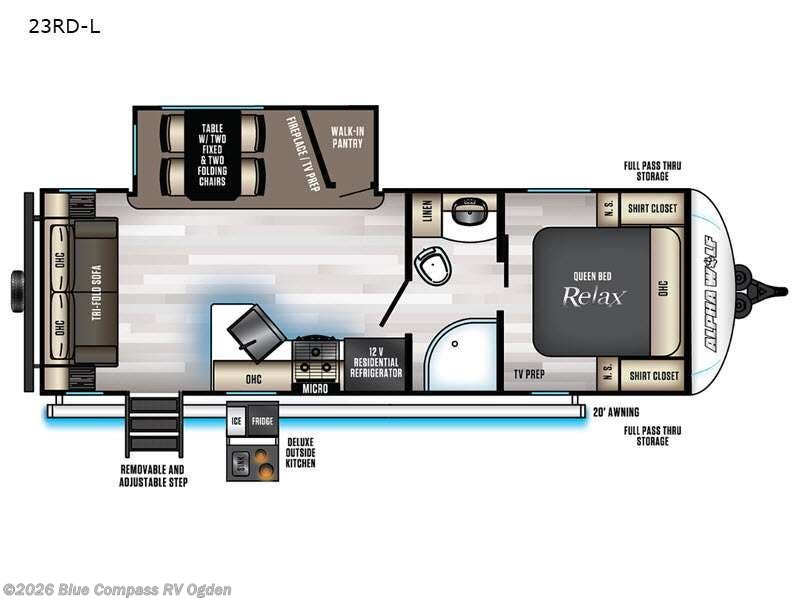 Used 2021 Forest River Cherokee Alpha Wolf 23RD-L available in Marriott-Slaterville, Utah