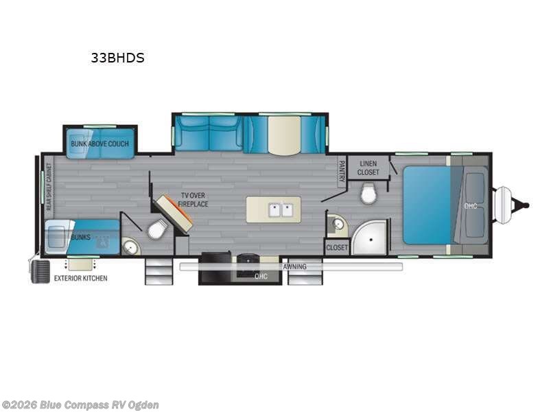 Used 2021 Heartland North Trail 33BHDS available in Marriott-Slaterville, Utah