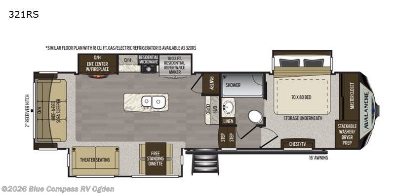 Used 2020 Keystone Avalanche 321RS available in Marriott-Slaterville, Utah